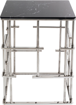 ROME - Glass and Stainless Steel high side table by KARE Design - view 3